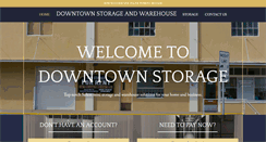 Desktop Screenshot of downtown-storage.com